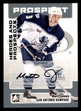 2006-07 ITG Heroes & Prospects Autograph #A-MJ  Matt Jones