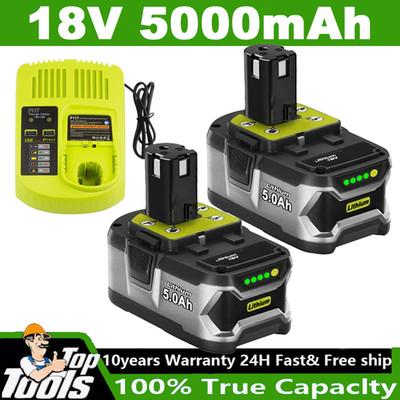 18V 5,0Ah 8,0Ah Akku für RYOBI One Plus Lithium RB18L50 P108 P104 P107 Batterie