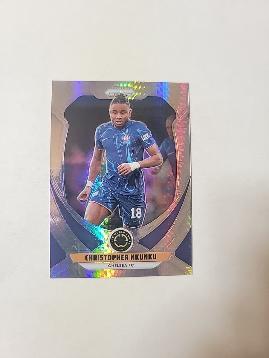 2025 Prizm World Cup Soccer Christopher Nkunku #66 Hyper Prizm