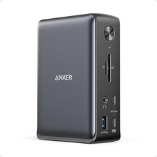 Anker 13-in-1 USB-C Docking Station Triple Display HDMI 85W Charging for Laptop