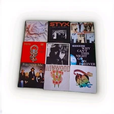 45 RPM Picture Sleeves Only NO RECORDS 1980's Rock Lot of 36  Condition G-VG  F