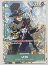 Sabo OP09-027 3rd Anniversary 3 Brothers Pack Promo Near Mint NM