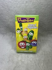 Veggietales VHS A Taste Of Veggietales Sample Tape RARE 2000 Big Idea Green Tape