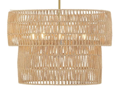 Minka Lavery 5045 Bungalow Heaven 5 Light 26"W Multi Light - Brass - Picture 11 of 12
