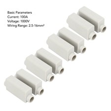 4x Splice Terminal Block 1000V 100A 2.5‑16mm² 2 In 2 Out High Power ZK 1116 Wire