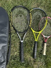 Head Tennis Racquet Set Of 3  with 1 Protective Cover  Make An Offer!