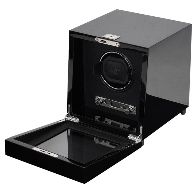 WOLF 2.7 Savoy Single Automatic Watch Winder Battery Operated Black eBay