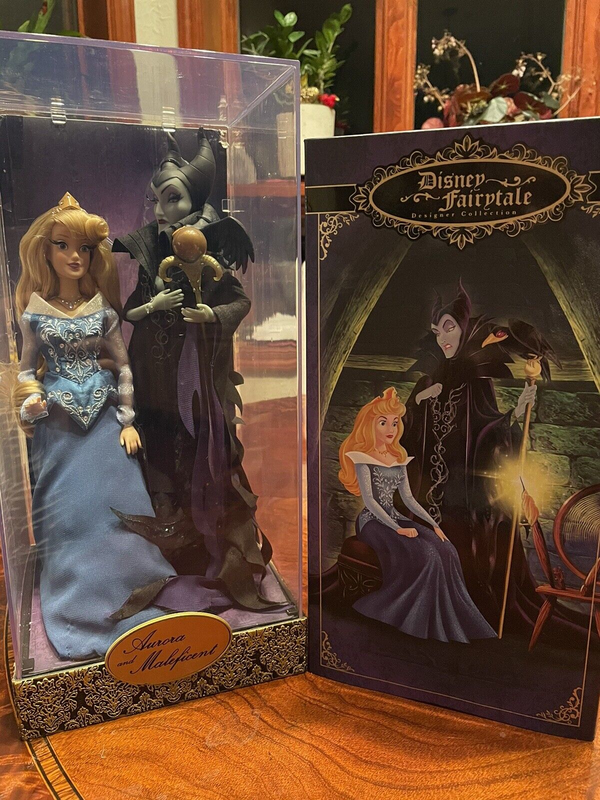 Disney Fairytale Designer Collection Aurora and Maleficent Dolls 2016 NEW -  We-R-Toys