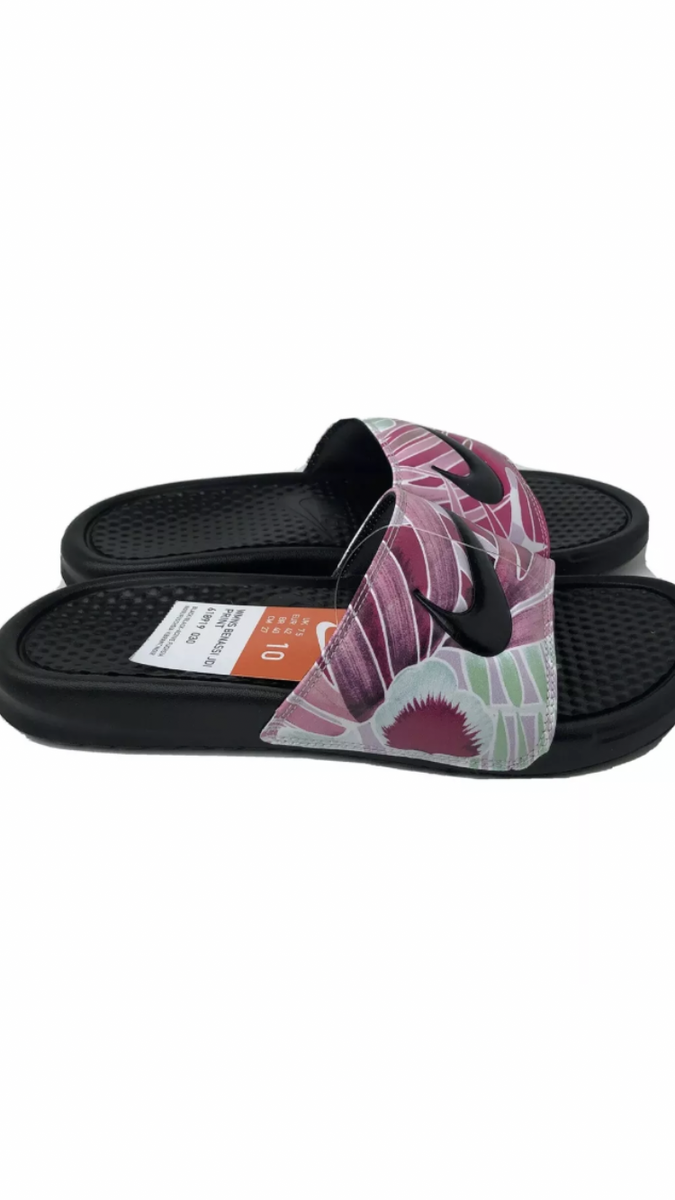 nike benassi flower