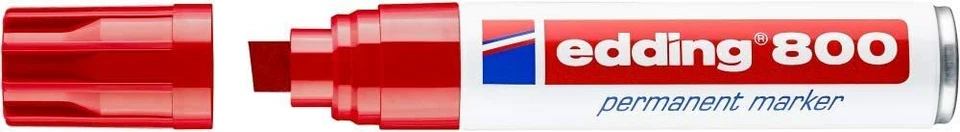 Edding 800 Rot 5 Stück in OVP - Bild 2 von 2