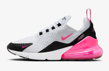 NEW Nike Air Max 270 White Black Hyper Pink A...