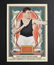 2013 Panini Golden Age #11 GENE TUNNEY, BOXING WORLD CHAMP card in Toploader