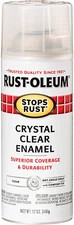 Rust-Oleum 7701830 Stops Rust Spray Paint, 12 Oz, Gloss Crystal Clear