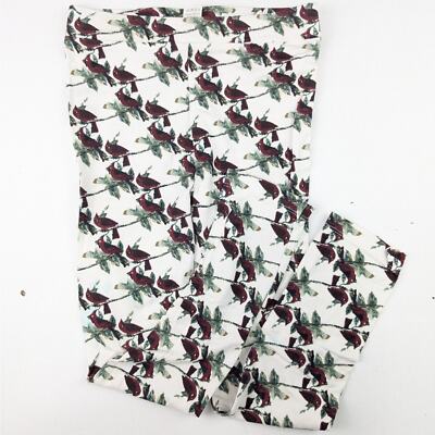 Kate Quinn Cardinal/Red Bird Bamboo Leggings