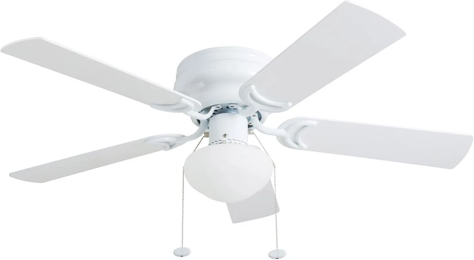 Stylish 42 Inch Ceiling Fan with Dual Finish Blades & Energy Efficient Light - Image 3 of 4