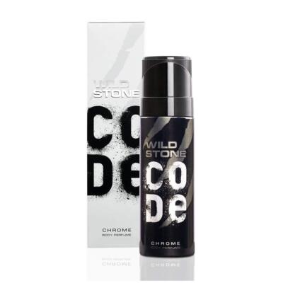 Wild Stone Code Chrome Herren Parfüm Spray 120ml Langanhaltend