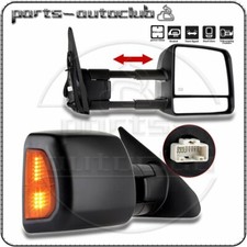 Pair2 For 2007-2017 Toyota Tundrasequoia Power Heated Led Signal Tow Mirrors