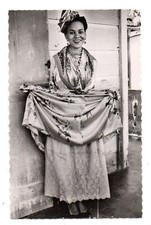 CPSM - GUADELOUPE - Jeune fille en costume local - écrite en 1959