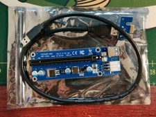 PCI-E 1x to 16x Powered USB3.0 Riser Extender Adapter Riser Card