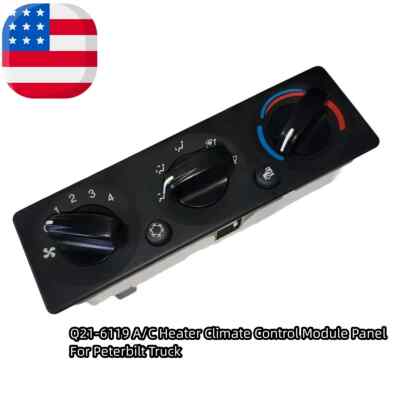 For Peterbilt 337 348 389 Truck Climate Control Module Panel Q21-6119 Replace