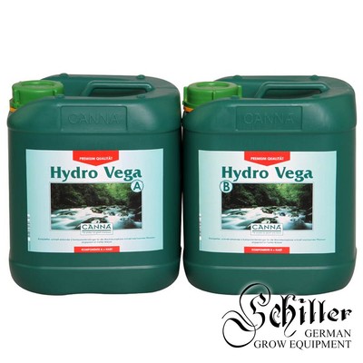 CANNA Hydro Vega A+B - 5L - Wachstum Dünger Steinwolle Anzucht - Grow