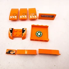 Lego Bricks Orange specialty parts Lot of 9 pieces Replacement Parts