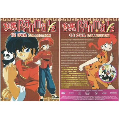 RANMA 1/2 Complete TV Anime Series DVD (English Dub) Episodes 1