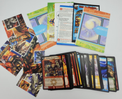 Duel Masters TCG Konvolut - DEUTSCH - Rothus, der Reisende - Regeln - Spielfeld