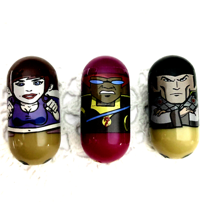 2003 Mighty Beanz Lot of 3 #6 April O'Neil 10 Purple Dragon #3 #20