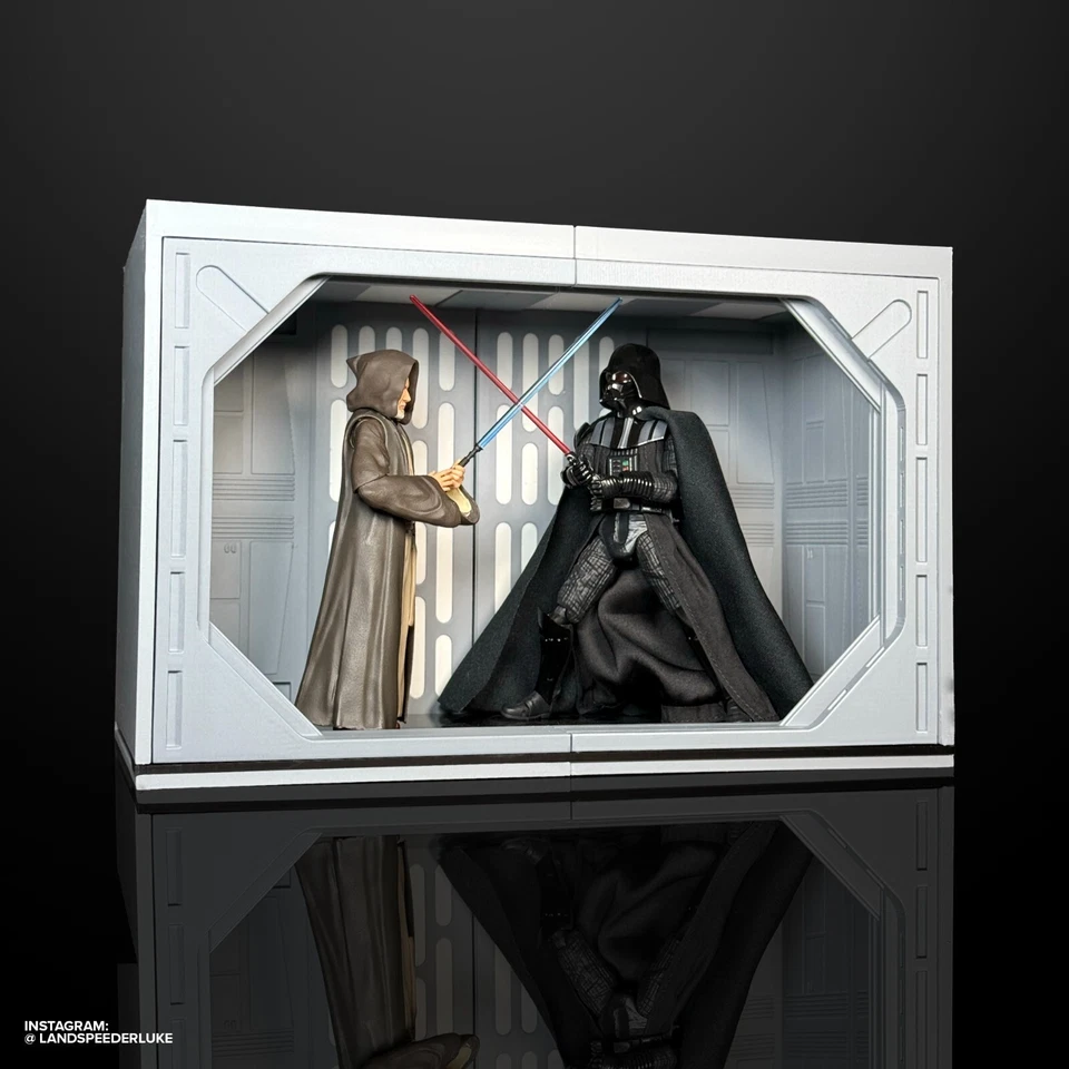 Compartir Star Wars Serie Negra Escala 1:12 Estrella de la Muerte Duelo Impresión 3D Foto 2 de 2