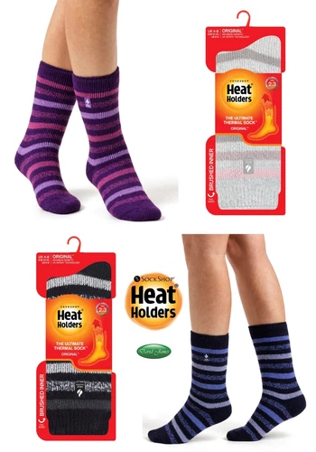 Ladies Thermal Winter Warm Original Heat Holders Socks UK 4-8 EUR 37-42 ROSEBUD