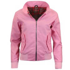 Ladies Classic Vintage Scooter Harrington Bomber Jacket | Tartan Lined | Biker