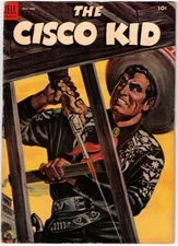 CISCO KID # 21 (DELL) BOB JENNEY art - PANCHO - DIABLO - POCO - PAINTED COVER