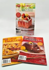 Lot of 3 Vintage Betty Crocker 2007 Mini Baking Cookbook Pamphlets
