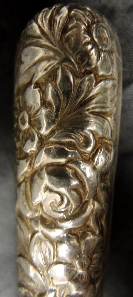 Antique Manchester Cake Knife - Morning Rose Pattern  - Image 3 of 4