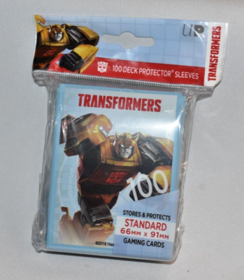transformers card sleeves Transformers Card Sleeves: Bumblebee (100) Ultra Pro 2018 UP Standard 85861