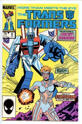 Transformers #9 Marvel Comics 1985 VF/NM Direct Variant