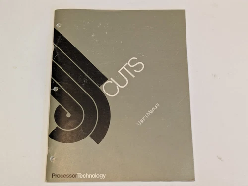 Processor Technology CUTS Tape System S-100 Board Assembly Users Manual 1977