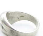 MEXICO 925 Sterling Silver  Vintage Sculpted Dome Band Ring Sz 10  RG3853 — photo 6