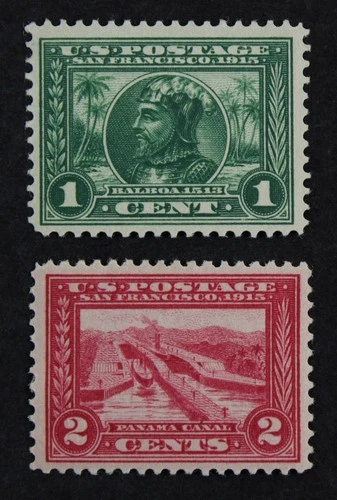 CKStamps: US Stamps Collection Scott#397 398 1c 2c Mint LH OG
