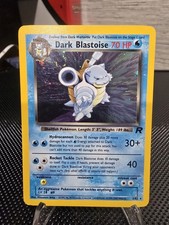 Pokémon Dark Blastoise Team Rocket Holo Rare Unlimited 3/82 English 70 HP