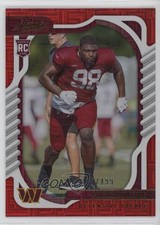 2022 Panini Absolute Rookies Red Squares 302/499 Phidarian Mathis #189 6o3