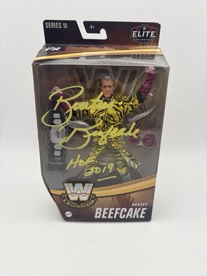 WWE Mattel Elite Brutus Beefcake Chase Legends Series 10 Signed Action Figure
