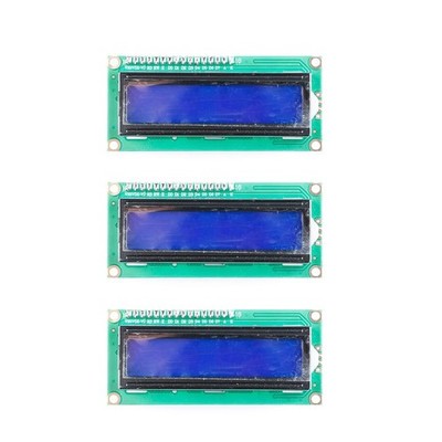 3PCS 1602 LCD Display Module I2C IIC 16X2 Character Serial Blue Screen Backli...