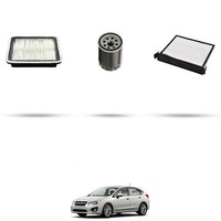 Hoffcar Wartungsset - 3 Filter Kompatibel Mit Subaru Impreza IV 2.5 WRX 221KW