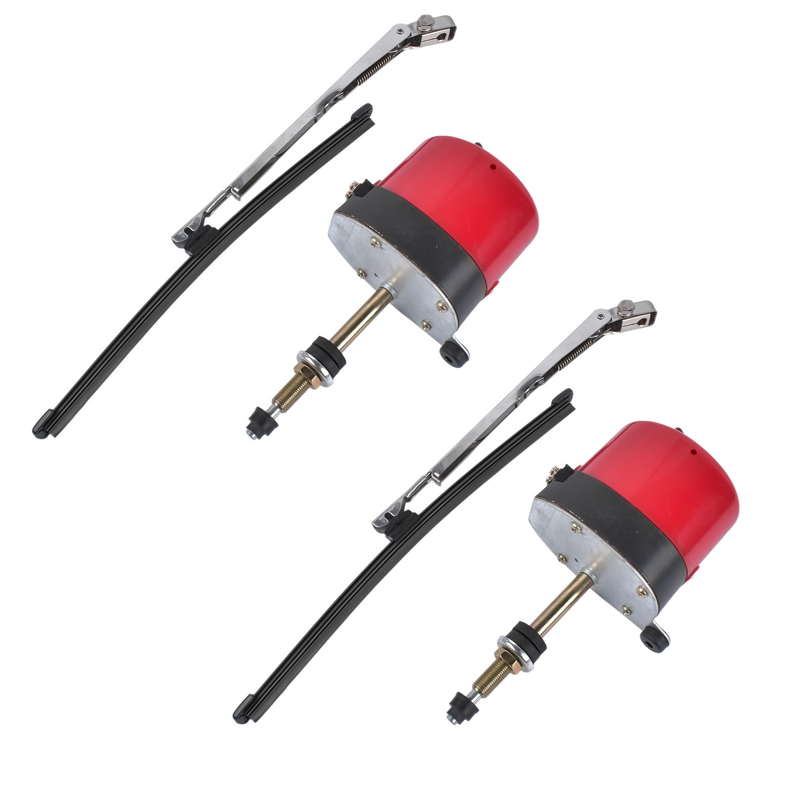 Stainless Windshield Wiper Motor Kit for Street Hot Rod Universal Boat Chevy