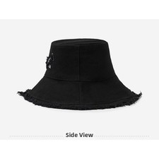 Foldable Washed Bucket Hat for Women Cotton Material Wide Brim Summer Hat