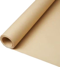 Brown Wrapping Paper Roll, Brown Paper Roll Craft Paper Roll for Packing Movi...