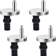 4X Toilet Seat Fixings Quick Release -Ancable Universal Toilet Seat Top Fitting;