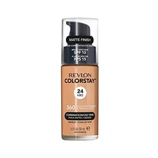 Revlon ColorStay Face Makeup for Combination & Oily Skin, 360 Golden Caramel 1Oz
